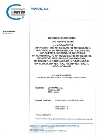 Okov za vrata MP COSLAN - R (BS - Crni mat)