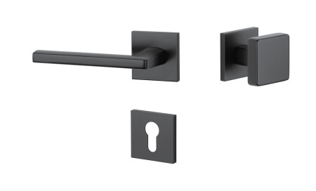 Okov za vrata MP Pyrola - HR 7S (BS - mat crna)