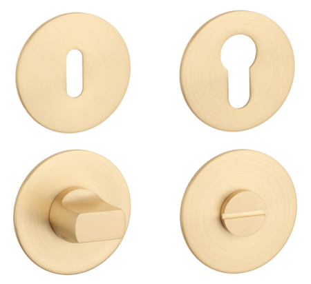 Rozeta za vrata MP SH - R 3SM (OLS - Brušeni mesing)