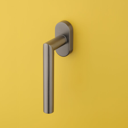 Euro ručka za prozor MP SH - DK - OVALNA - 1701 (PVD - Titan PVD)