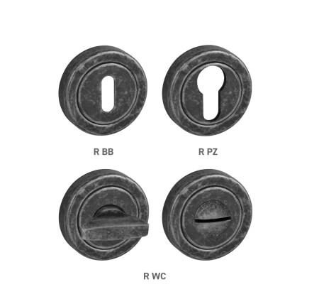 Rozeta za vrata MP TI - R podijeljena (OGA - Antikno siva)