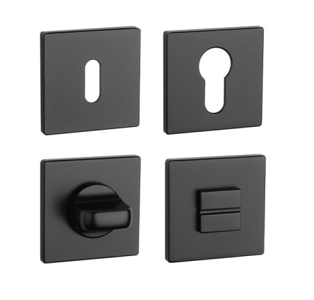 Rozeta za vrata MP AS - HR 5S (BS - Mat crna)