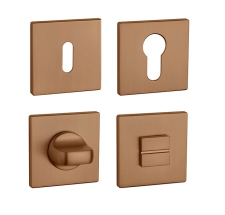 Rozeta za vrata MP AS - HR 5S (CUM PVD - mat bakreni PVD)