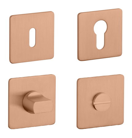 Rozeta za vrata MP SH - HR 3SM (CUM PVD - Mat bakreni PVD)