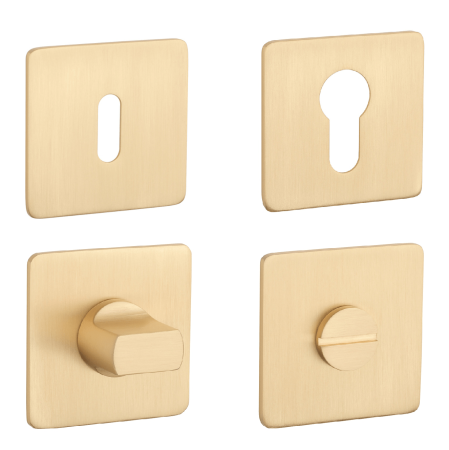 Rozeta za vrata MP SH - HR 3SM (OLS - Brušeni mesing)