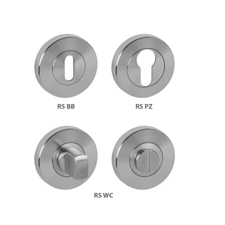 Rozeta za vrata MP - RS (BN - Brušeni nehrđajući čelik)
