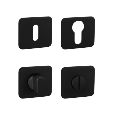 Rozeta za vrata za MP GK - ONE - HR ručku (grafitno crna)