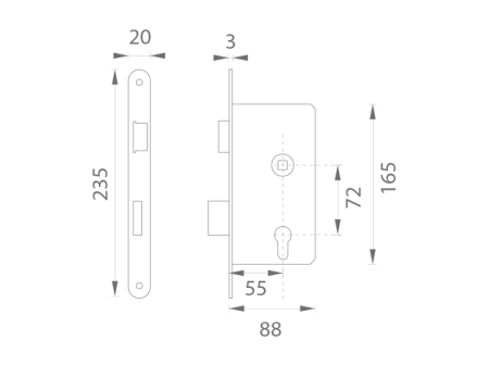 MEHANIČKA PANIK BRAVA MP DK - 181