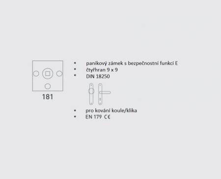 MEHANIČKA PANIK BRAVA MP DK - 181