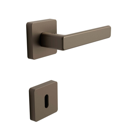 Okov za vrata MP MOOD DUEQ - HR (smeđi mat)