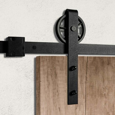 Klizni sustav MP VINTAGE 1 s amortizerom i šinom od 2 m (BS - crna mat)