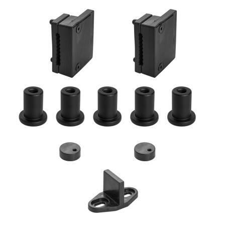 Klizni sustav MP VINTAGE 1 s 2m šinom (BS - crna mat)