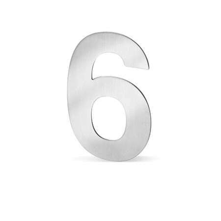 Fasadni brojevi ACT - 12 cm (NEHRĐAJUĆI ČELIK)