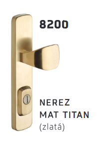 Sigurnosna armatura ROSTEX BK RX 1-50 EXCLUSIVE 4. klase (INOX MAT TITAN GOLD)