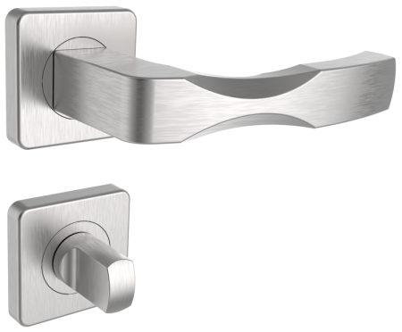 Okov za vrata ROSTEX MANDELO/H (MAT INOX)