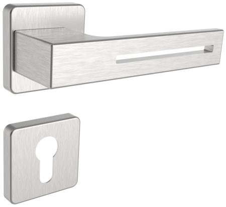 Okov za vrata ROSTEX ROSANO/H (MAT INOX)