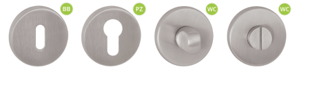 Okov za vrata TWIN KLESO H 1735S METAL (E)