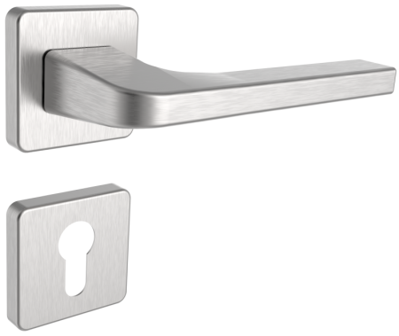 Okov za vrata ROSTEX PORTO/H sa klinovima (MAT INOX)