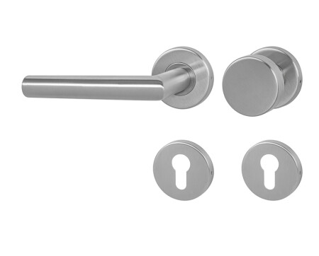 Okov za vrata MP Favorit - R (BRUŠENI INOX)