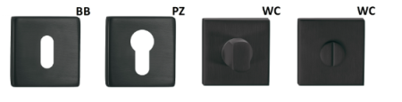 Okov za vrata TWIN LEKO VISION H1802 HR (CM) plastika