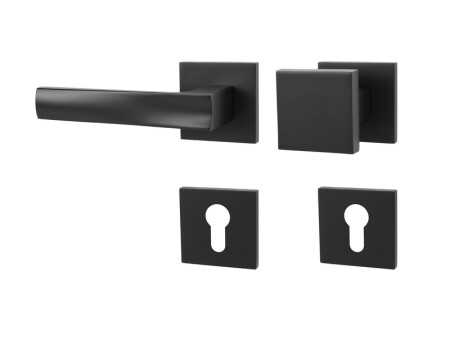 Okov za vrata MP Holly HR SQ6 (NP - BS - mat crna)