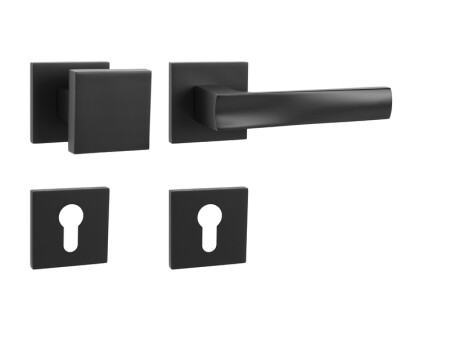 Okov za vrata MP Holly HR SQ6 (NP - BS - mat crna)