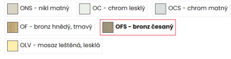 Kvaka za klizna vrata COBRA OVAL PZ (OFS - brušena bronca) - KOM