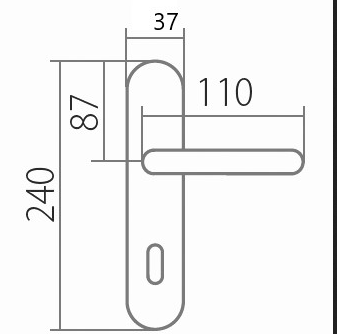 Okov za vrata LEKO OTZI BA Z1420 (NI-SAT)