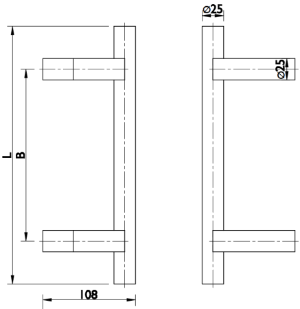 RUČKA TWIN FHR 118031S (E) kosa - par