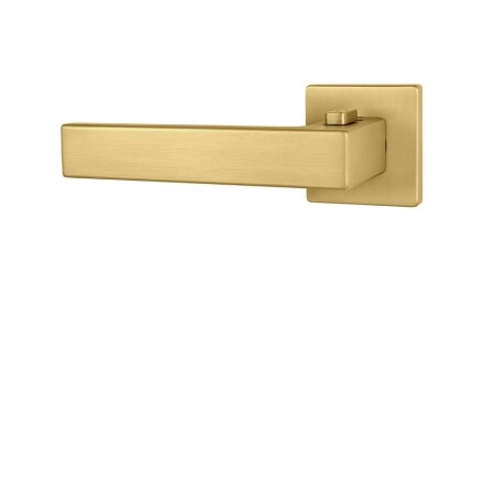 Okov za vrata MP - TI - SQUARE - HR 4275Q 7S sa zaključavanjem, 38-45 mm (OLM - Gold mat)
