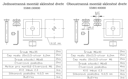 Kvaka za vrata ROSTEX GAMA (inox mat) - jednostr