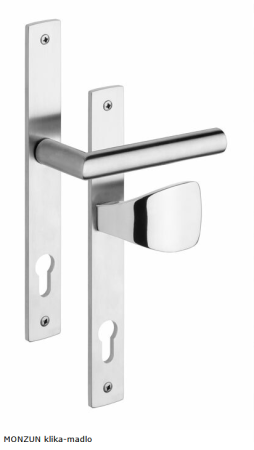 Okov za vrata ROSTEX 850 MONZUN (MAT INOX)