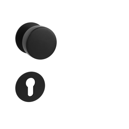 Okov za vrata MP Ball - R 3SM (BS - Black mat)