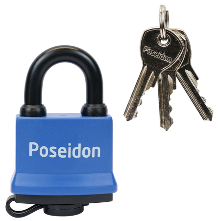 Čelični vodootporni lokot sa plastičnim poklopcem RCIHTER RV.POSEIDON.45