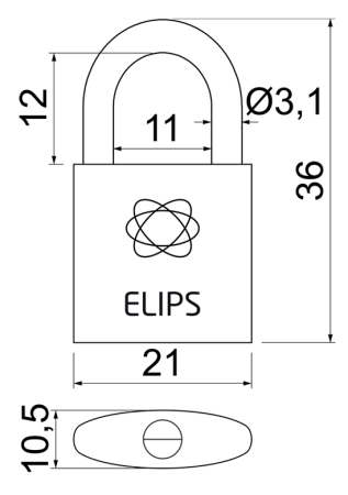 Lokot RICHTER RV.ELIPS.20 (mjed)