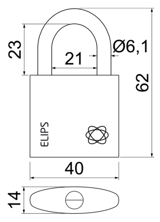 Lokot RICHTER RV.ELIPS.40 (mjed)