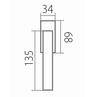 Prozorski okovi TWIN BLADE P1500 HR - 4 stupa 45mm (CH-SAT - mat krom)