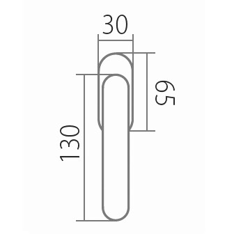 Okovi za prozore TWIN LOFT H 1803 RO (E)