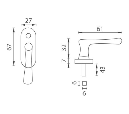 RASPRODAJA Prozor polumaslinasti mali MP - NI - ELEGANTNI (NAT - Prirodni mesing neobojen)