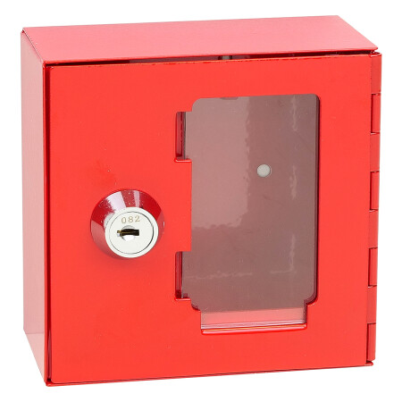 Vatrootporni čelični ormar sa staklom za zajedničko zatvaranje - SU RICHTER TS.1010.G.SU (crveni)