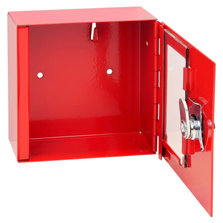 Vatrootporni čelični ormar sa staklom za zajedničko zatvaranje - SU RICHTER TS.1010.G.SU (crveni)