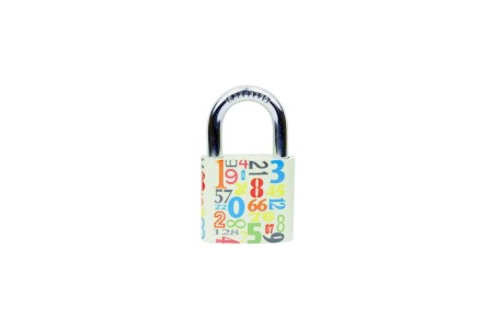 Klasična brava od lijevanog željeza sa šarenim tiskom RICHTER RV.OVAL.38.JU4