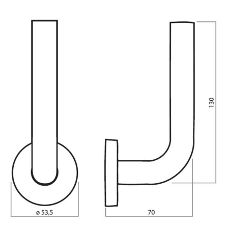Okov za vrata HOLAR MT 01 (nehrđajući čelik)