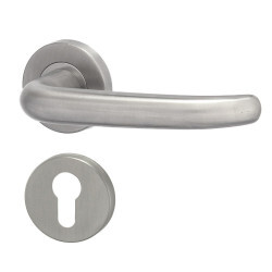 Okov za vrata HOLAR MT 04 s okruglom rozetom (nehrđajući čelik)