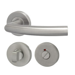 HOLAR okov za vrata s okruglom rozetom MT 06 (nehrđajući čelik)