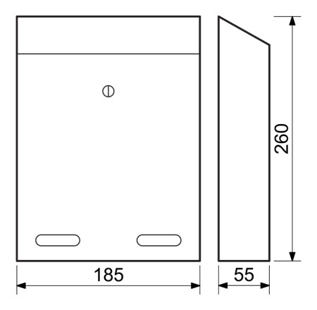 Poštanski sandučić RICHTER BK.516.AM (mat antracit)