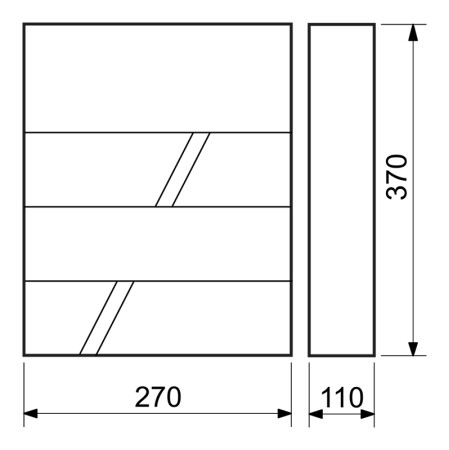 Poštanski sandučić RICHTER BK.524.WO.AM (mat antracit s printom drveta)