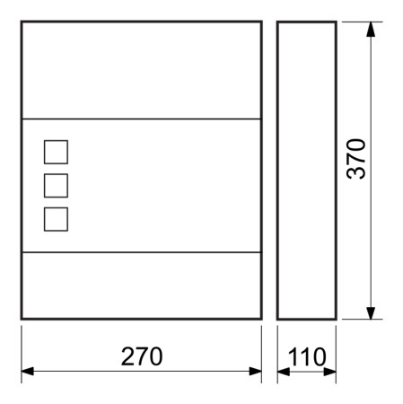 Poštanski sandučić RICHTER BK.525.G.AM (mat antracit)