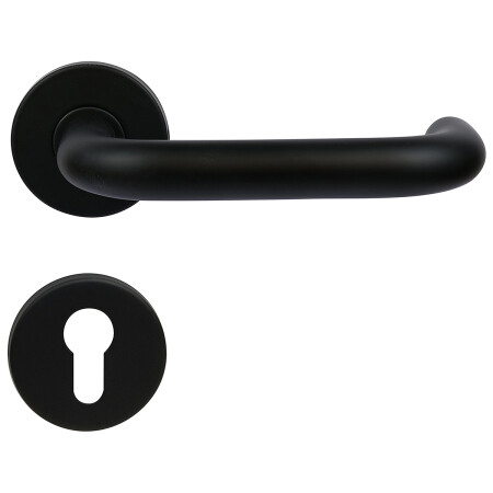 Okov za vrata RICHTER RK.U-FORM (crni)