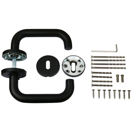 Okov za vrata RICHTER RK.U-FORM (crni)